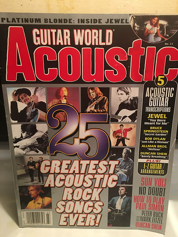 Guitar World Acoustic Magazine Number 23 Reverb