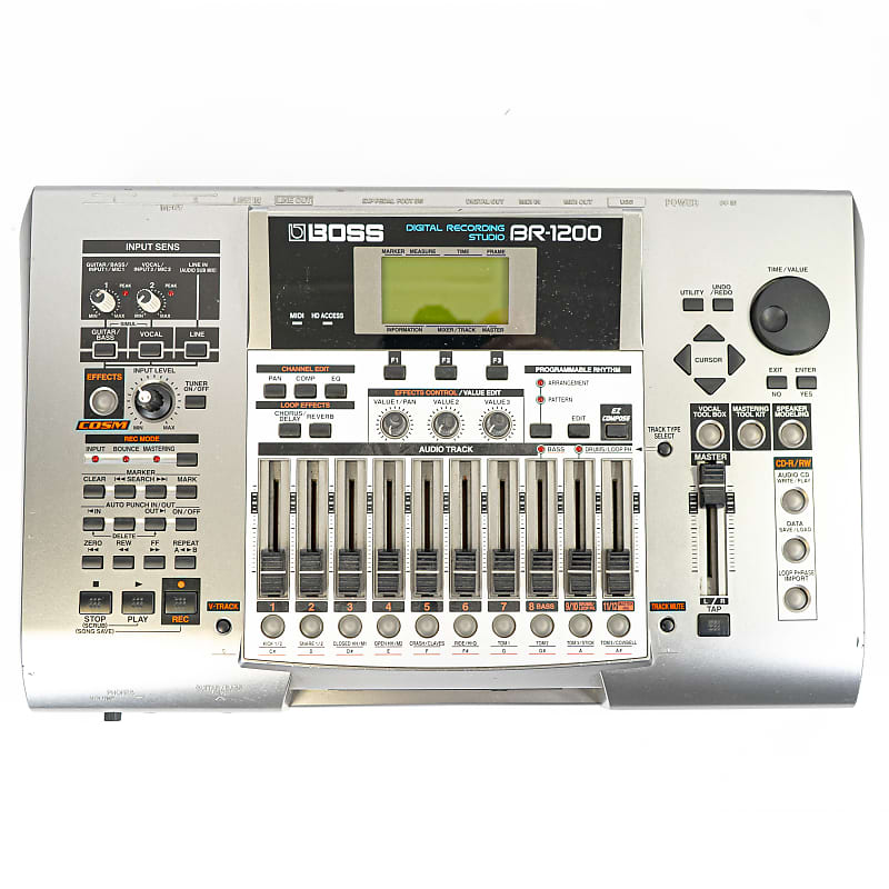 Boss BR1200CD Digital Multitrack Recorder BR-1200CD with Power Supply