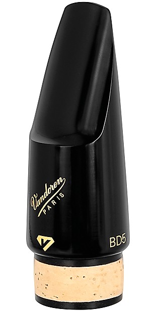 Vandoren CM145 BD5 Black Diamond Ebonite Bass Clarinet Mouthpiece image 1