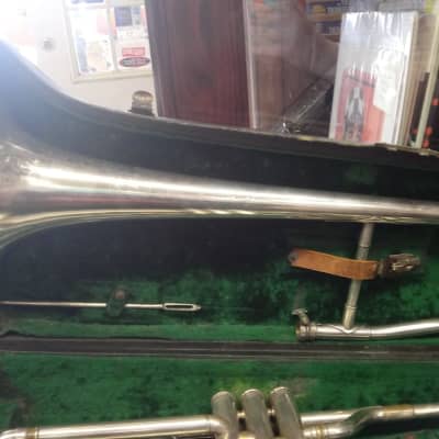 York 1906 Silver Plated  Valve Trombone image 7
