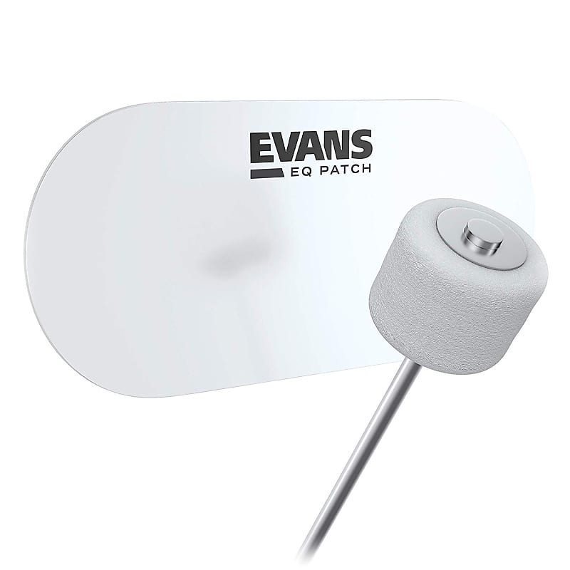 Evans EQ Clear Plastic Double Kick Pad image 1