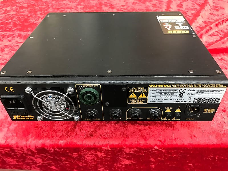 Markbass MBH110023 Little Mark Tube 800-Watt Bass Head | Reverb