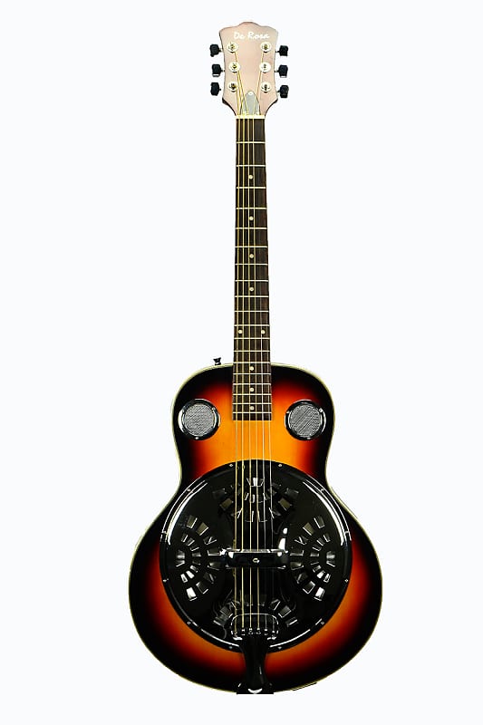 De Rosa DBI-8-VSB-TS Laminated Spruce Top Maple Neck 6-String Resonator Acoustic Guitar image 1