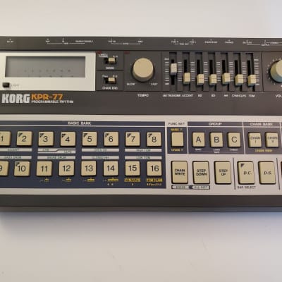 Korg KPR-77 Drum Machine 1980s - Black