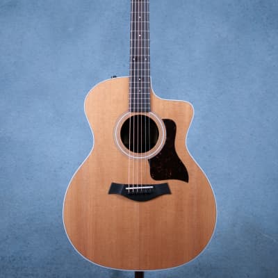 Taylor 214ce Grand Auditorium Spruce/Rosewood Acoustic Electric Guitar - 2211093337-Natural image 3
