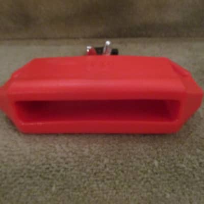 Latin Percussion Large Red Mountable Percussion  Block, Wood Block Tone - Mint! image 3