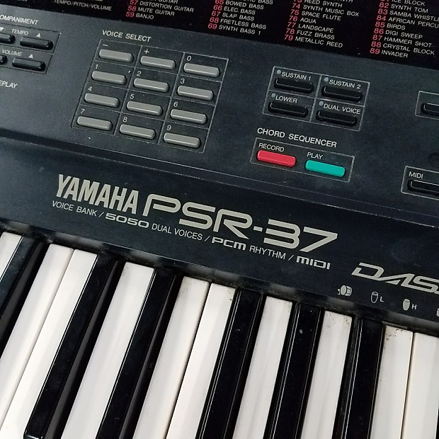 YAMAHA PSR-37 MIDI対応 ポータトーン YAMAHA PSR-37 Portable Keyboard - Voice Bank, 5050 Dual