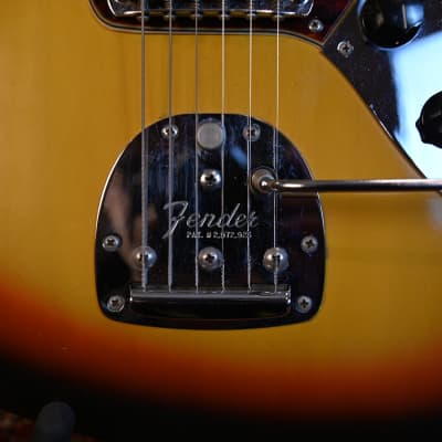 1966 - 1968 Fender Jaguar Sunburst Original Finish & OHSC (VIDEO) Exc Condition image 9