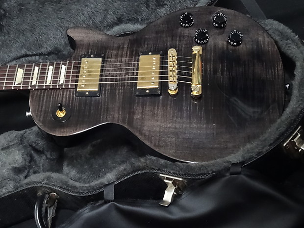 Gibson Les Paul Studio Grey Flametop Gold Hardware Reverb Canada
