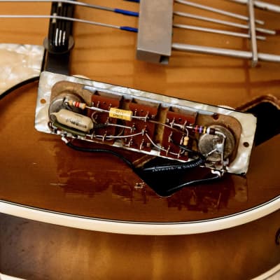 Hofner H500/1-61L Cavern Club '61 Violin Beatle Bass, Left-Handed w/ Case & Tags, 500/1 image 15