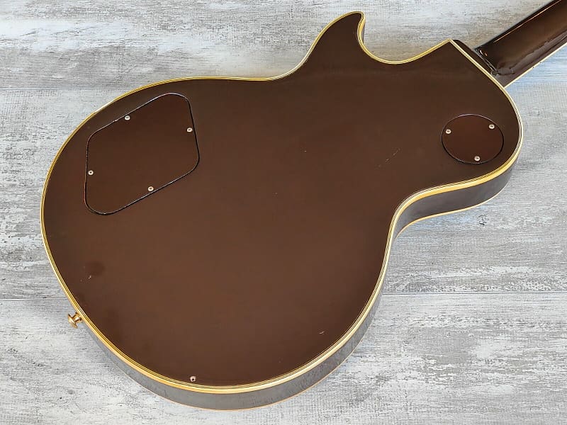 1970's Roje (Zen-On) Japan Les Paul Custom (Brown) | Reverb