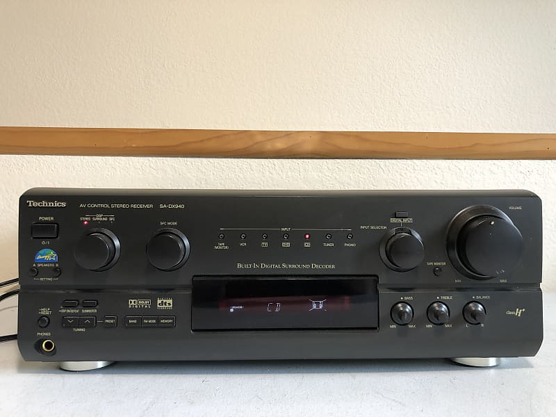 Technics SADX940 Receiver HiFi Stereo Audiophile 5.1 Channel Reverb