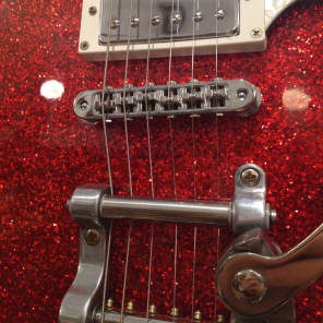 Aria M Series Pro Sparkle Red | Reverb