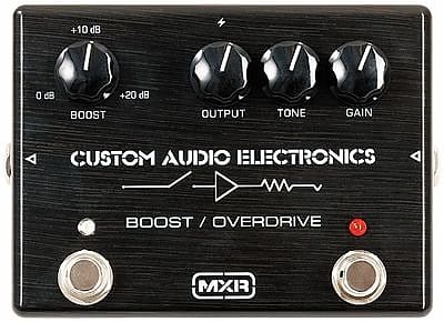 MXR MC402 Custom Audio Electronics Boost/Overdrive Guitar or Bass Effect Pedal image 1