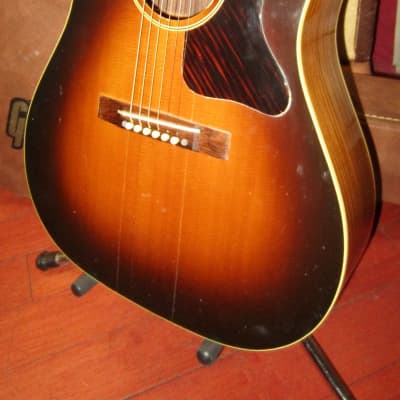 1991 Gibson AJ Advanced Jumbo Sunburst w/ Original Brown Hardshell Case for sale