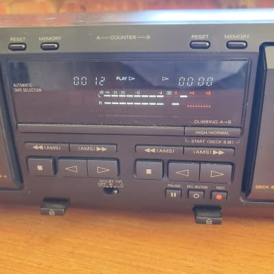 Sony Dual Cassette Deck TC-WE435 good Dubbing Auto Reverse Tested