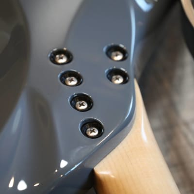2017 Dean Gordon Guitars Mirus Flat Top Electric Guitar Gray SH + Coffin Case image 16