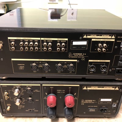 LUXMAN M-5 and LUXMAN C-5 AMPLIFIER AND PREAMPLIFIER in perfect condition 220 volt EUROPEAN MODELS LUXMAN image 6