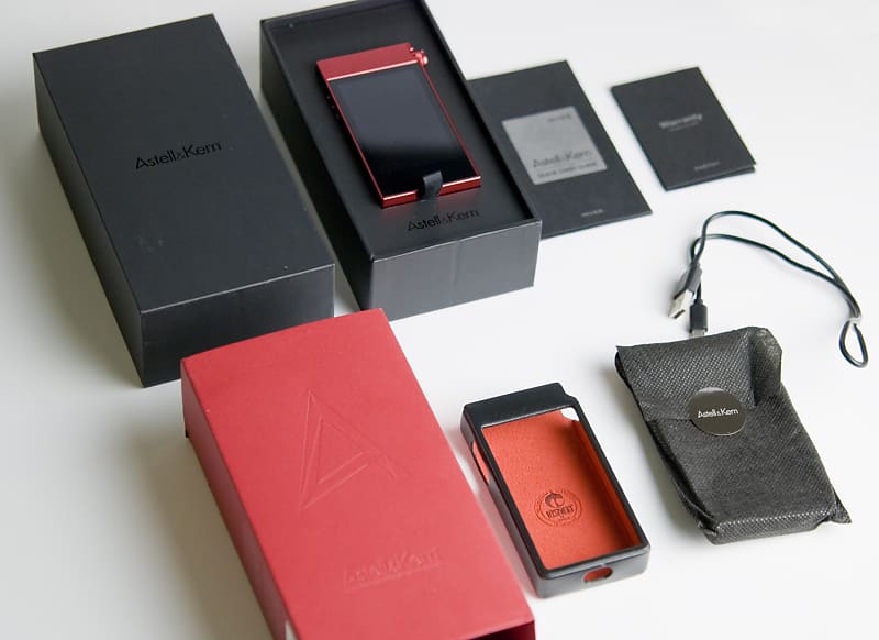 Astell &amp; Kern AK100ii (Hot Red) Portable Hi-Res Music Player  			
