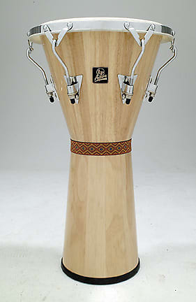 LP Latin Percussion Aspire 12.5" x 25" Tunable Djembe - Natural Wood image 1
