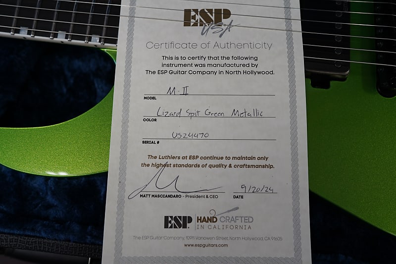 ESP USA M-II NTB FR | Reverb ESP USA M-II NTB FR | Reverb
