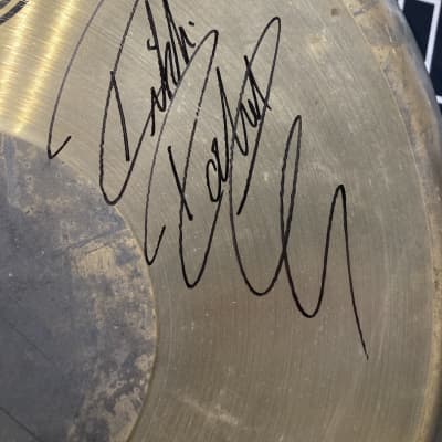 Rikki Rockett's Poison, Sabian 28" 52802, 2012-2014 Hollyweird Tour Gong, SIGNED!! image 3