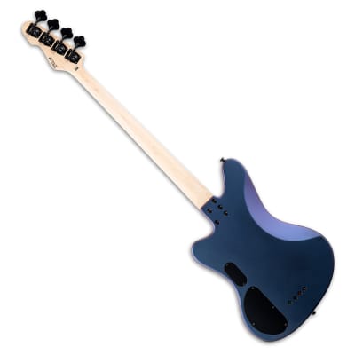LTD (ESP) GB-4 4-String Bass, Violet Andromeda (Colorshift) Satin image 3