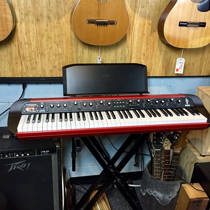 Korg SV-1 73 Stage Vintage Red Digital Piano | Reverb