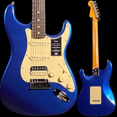 Fender American Ultra Stratocaster HSS - Cobra Blue w/Rosewood Fingerboard image 1