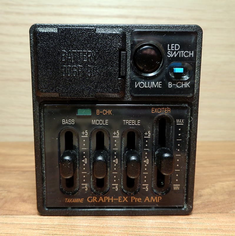 Takamine PT-106 エレアコGRAPH-EX preamp Takamine PT-106 エレアコGRAPH-EX preamp - ギター