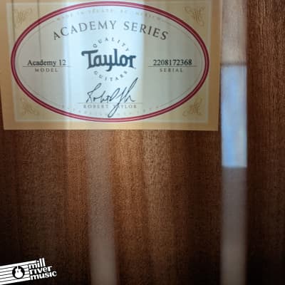 Taylor Academy 12 Demo Acoustic Guitar w/gig bag image 7