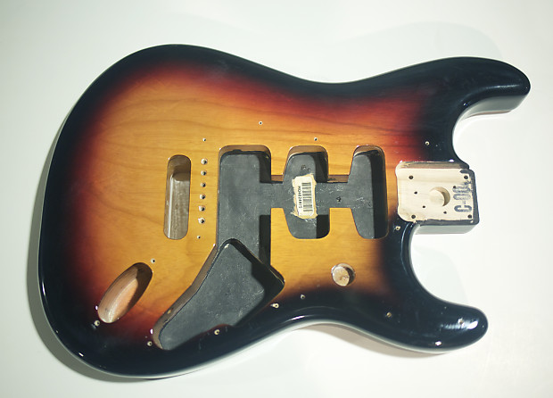 Fender Stratocaster Body 3 Color Sunburst Lightweight Ash Reverb