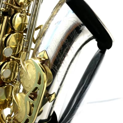 King Silver Sonic Alto Sax Clear Lacquered Brass image 1