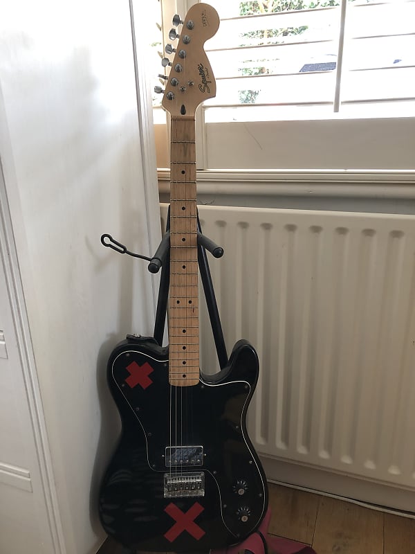 Fender Squire Deryck Sum 41 Telecaster Black | Reverb
