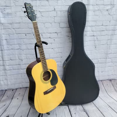 Samick LW028-GSA Dread Solid Spruce Acoustic Guitar w/ Hard Case - NOS for sale