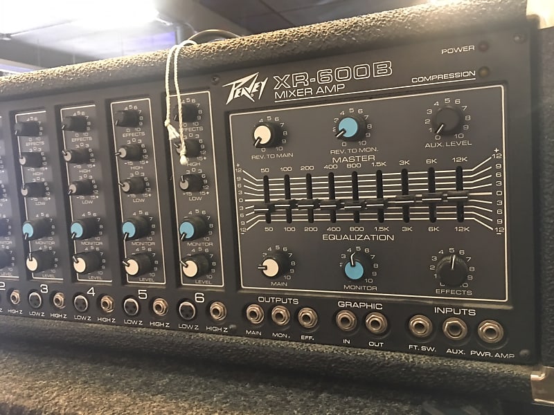 Peavey 800 Watts XR600B Series 400BH 6 Channel Power Mixer Amplifier -  Musical Instruments - Houma, Louisiana, Facebook Marketplace