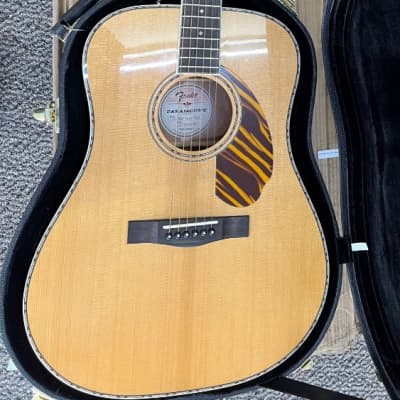 Fender Paramount PD-220E Acoustic Electric All Solid Wood Guitar with Case image 5