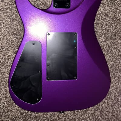 Jackson Electric guitar super Strat  Floyd rose purple  Purple image 4
