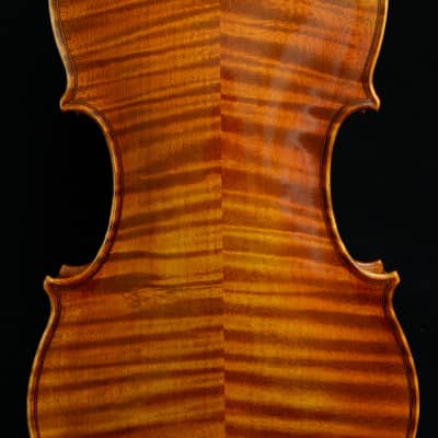 Immagine Rare 4/4 Violin Beautiful Flame Maple Back Outstanding Sound Guarneri Violin - 7