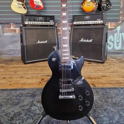 Gibson Les Paul Studio Faded T Worn Satin Ebony 2016 Electric Guitar for sale