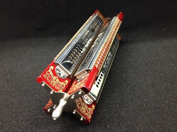 HOHNER ホーナー tremolo QUARTET ハーモニカ Hohner Tremolo Quartet harmonica Germany With hard case