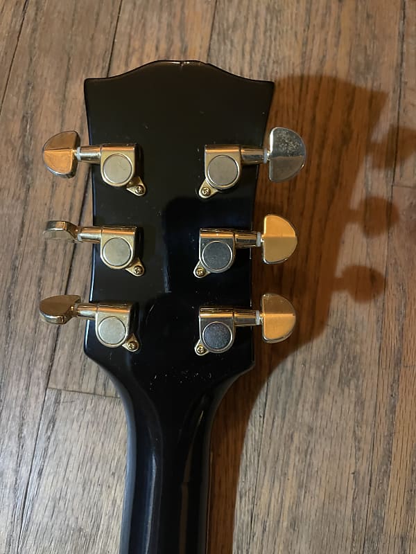 Brian by Bacchus Les Paul Custom /BLC-550 Black and Gold | Reverb