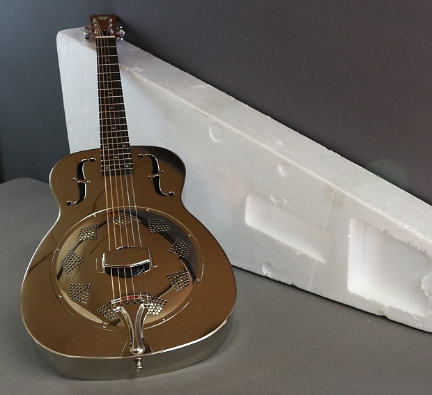 Dobro Hound-Dog M14 Metal body Acoustic Round Neck Resonator Guitar