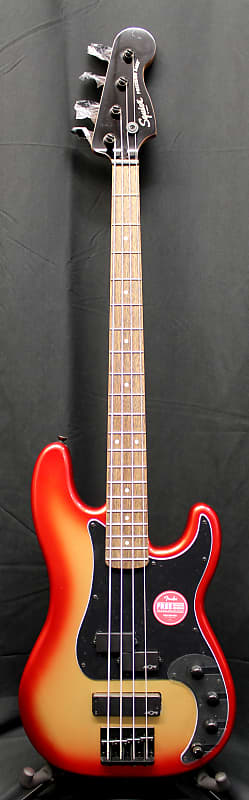 Squier Contemporary Active Precision Bass PH Electric Bass Guitar Sunset Metallic image 1