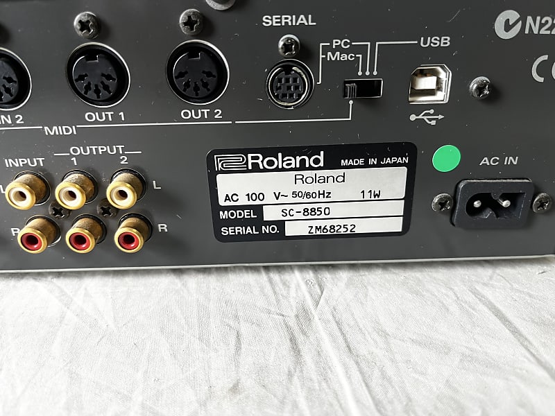 Roland SC-8850 SC8850 SOUND Canvas General MIDI sound