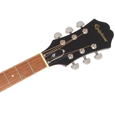 Epiphone AJ-220S Advanced Jumbo Acoustic Guitar (Mahogany Burst) image 4