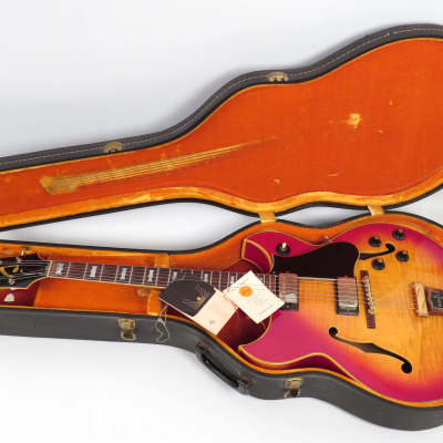 Gibson Barney Kessel Custom 1968 Sunburst ~ Hang Tags! ~ Flamed Maple ~ Original Case image 22