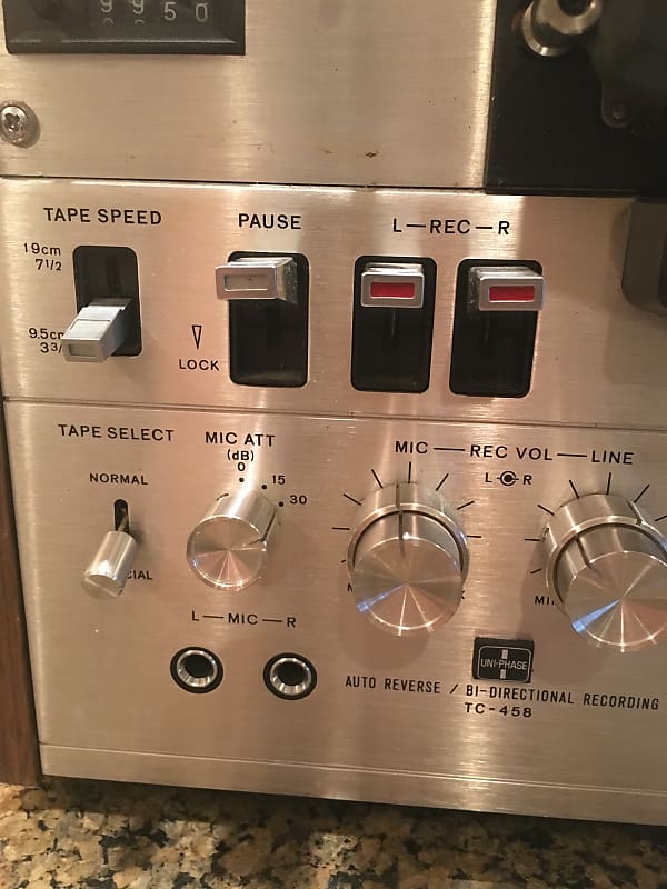 Sony TC-458 Auto Reverse Tape Deck Manual