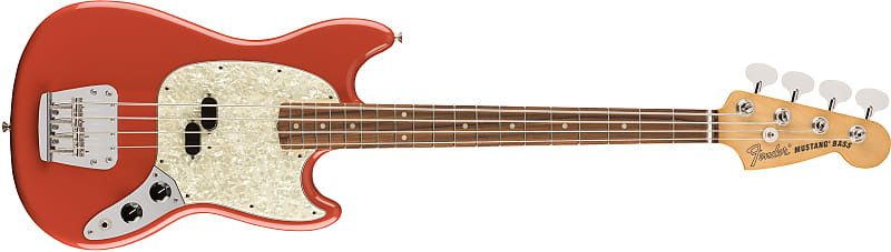 FENDER - Vintera 60s Mustang Bass PF Fiesta Red 0149653340 image 1