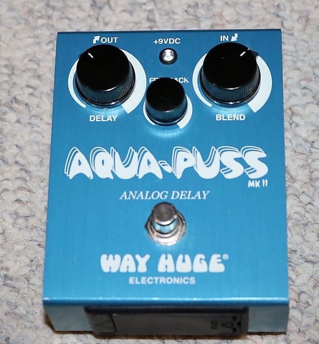 ギター WAY HUGE AQUA-PUSS MkII Way Huge Aqua Puss Mk II Delay Pedal - YouTube